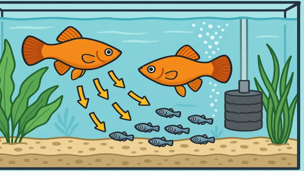 reproduzindo peixes de aquário